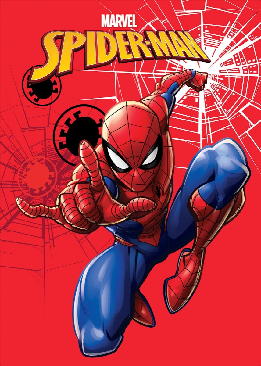 Dětská fleecová deka POLAR SPIDER-MAN III 100x140 cm červená