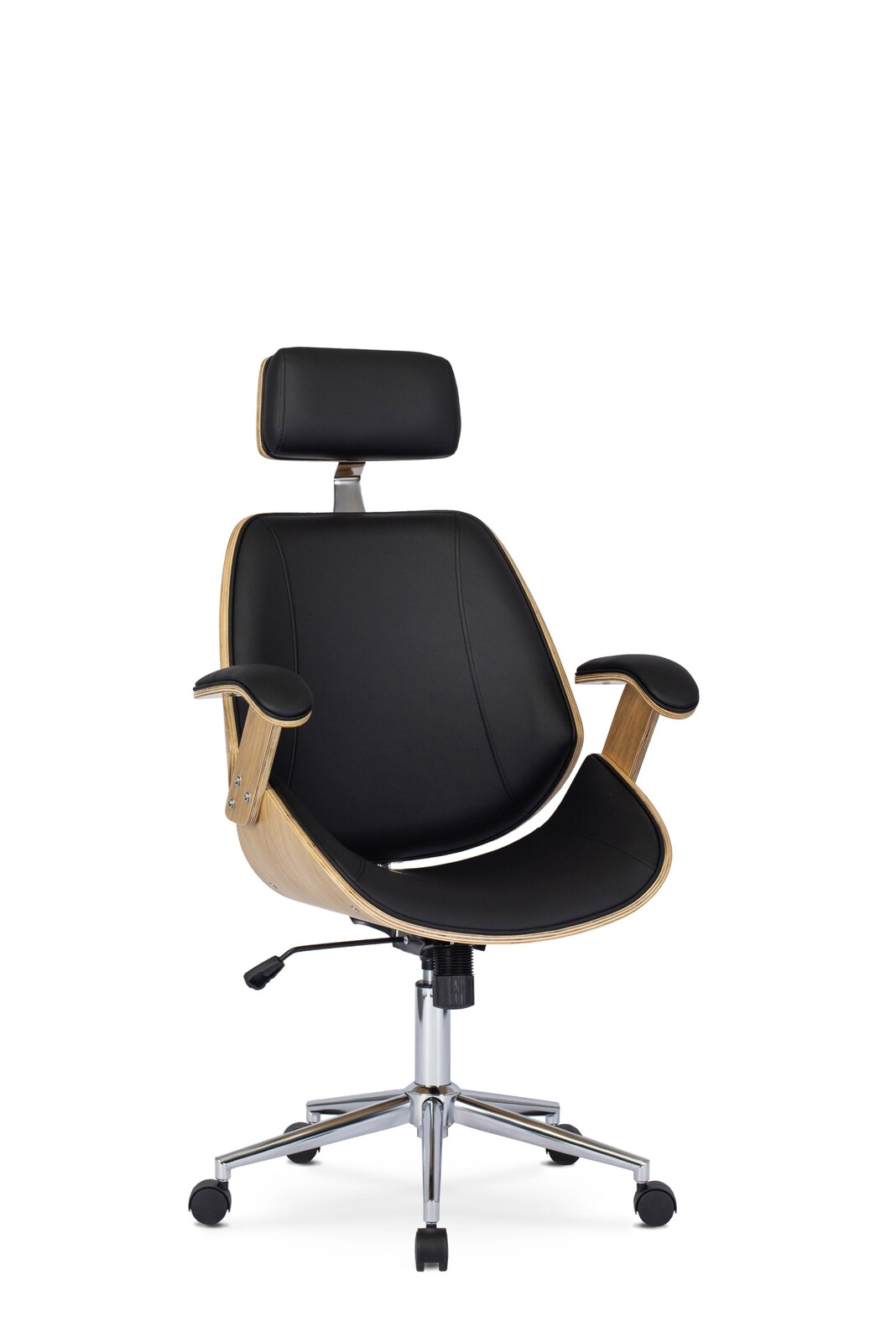 Kancelářská židle Fabian dub zlatý/černá