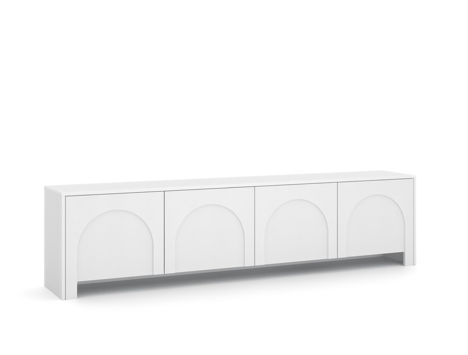 TV stolek Arco 204 cm bílý