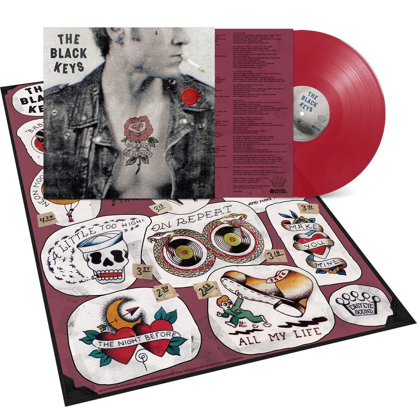 NO RAIN, NO FLOWERS (LIMITED RED VINYL, INDIE)