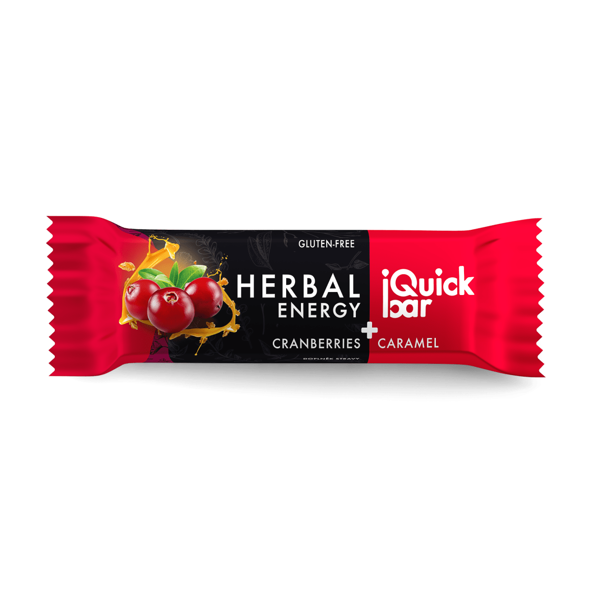 TOPVET EVA sro Tyčinka iQuick bar - brusnica + karamel 1 ks