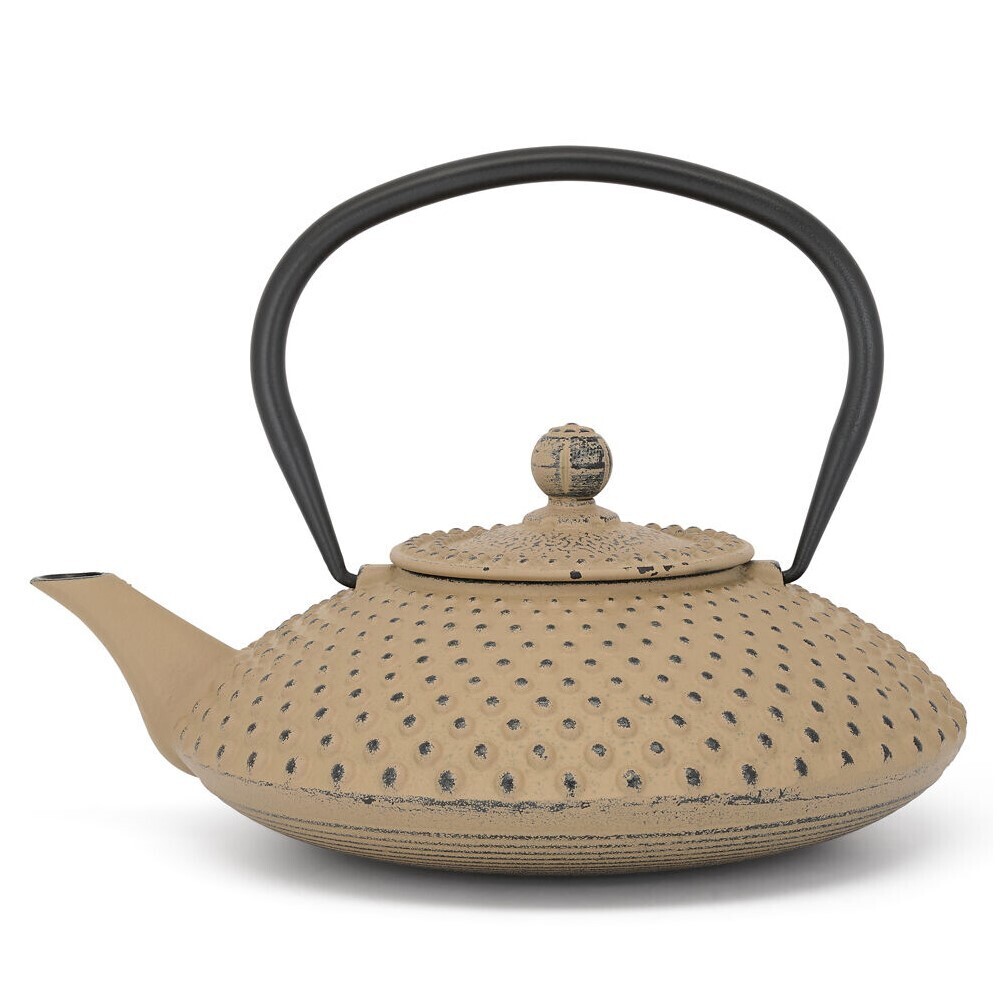 Čajová kanvica s infúzorom XILIN 1,25 l, ťavia žltá, liatina, Bredemeijer