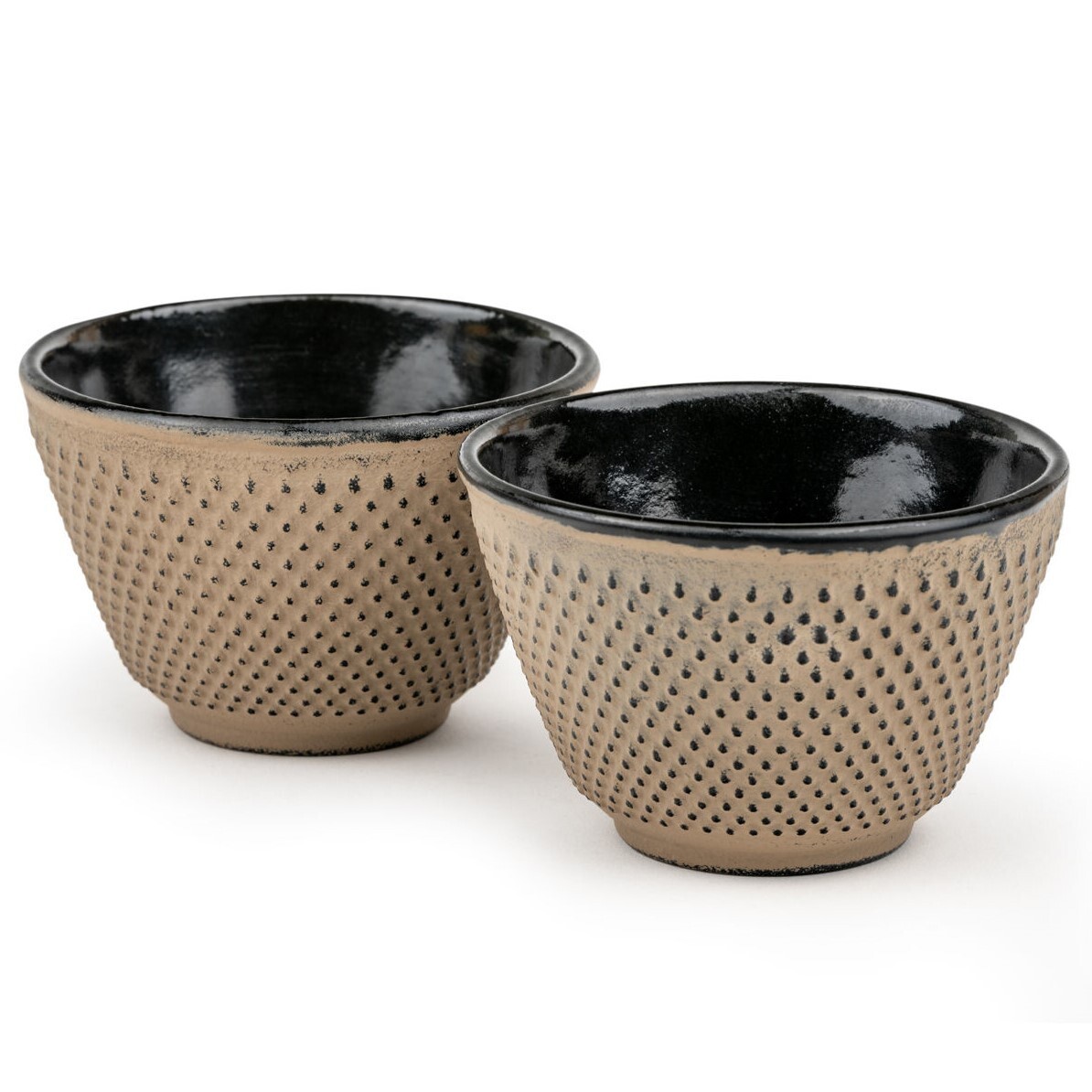 Šálka XILIN 100 ml, sada 2 ks, ťavia žltá, liatina, Bredemeijer