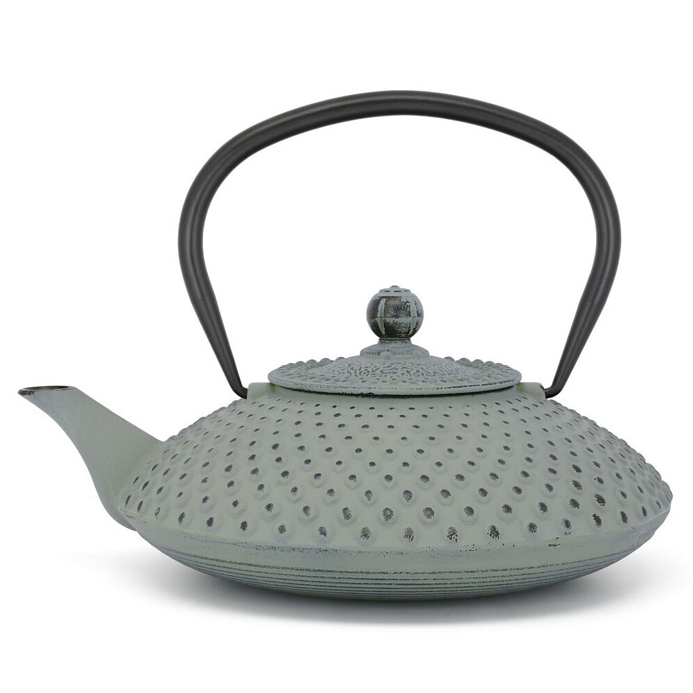 Čajová kanvica s infúzorom XILIN 1,25 l, svetlo zelená, liatina, Bredemeijer