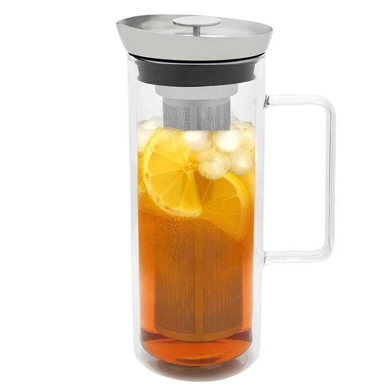 Čajová kanvica s infúzorom SAN REMO 1 l, jasné, sklo, Bredemeijer