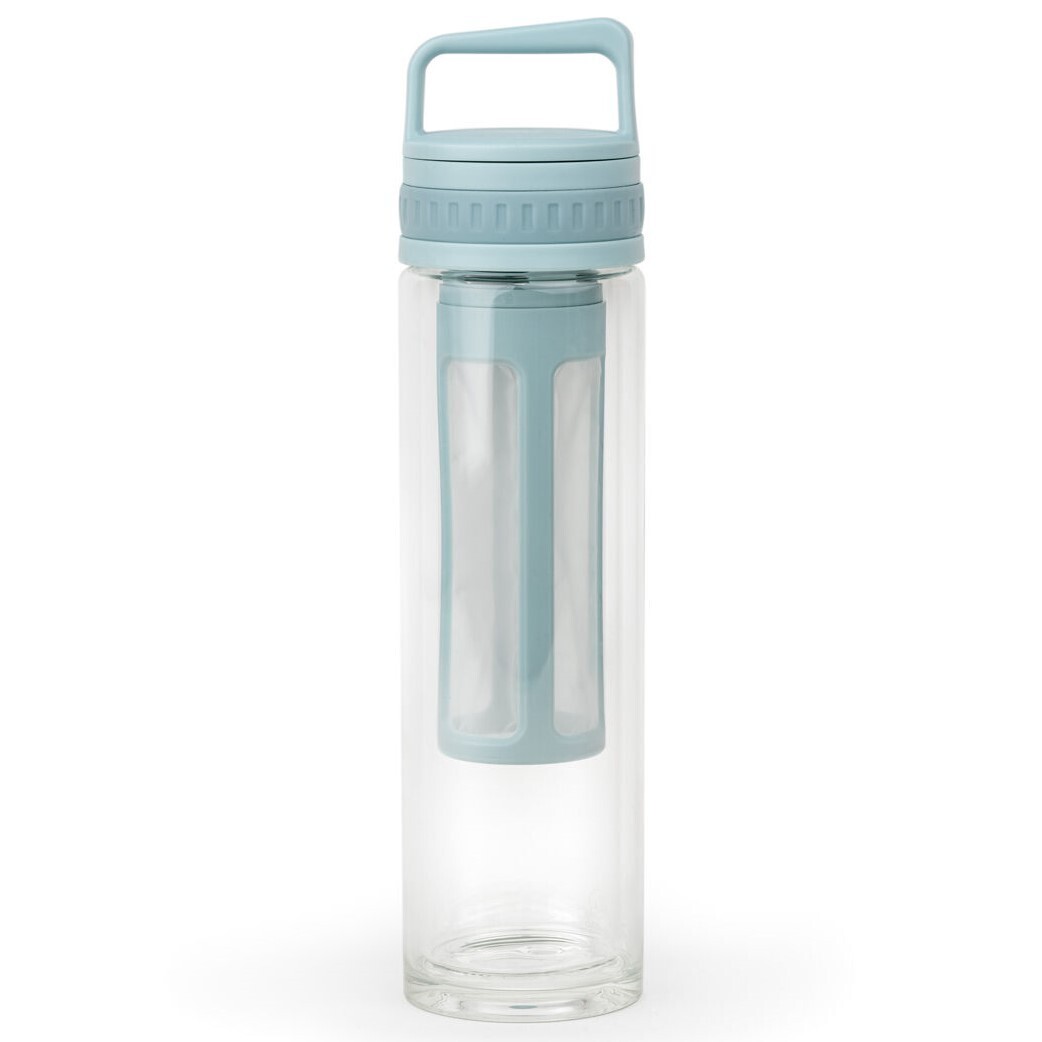 Termofľaša COLD BREW MOSHI 400 ml, mätová, sklo, Leopold Vienna