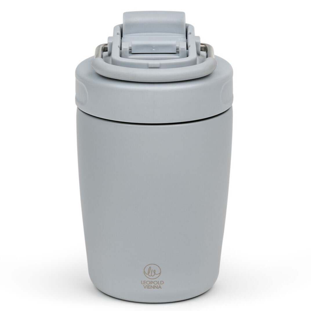 Termohrnček MOSHI 350 ml, šedá, nerezová oceľ, Leopold Vienna