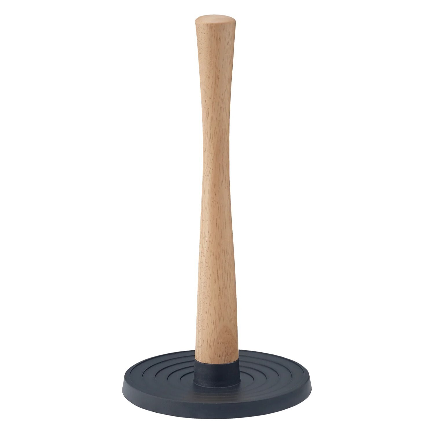 Držiak na kuchynské utierky ROLL-IT 30 cm, čierna, plast / drevo, RIG-TIG