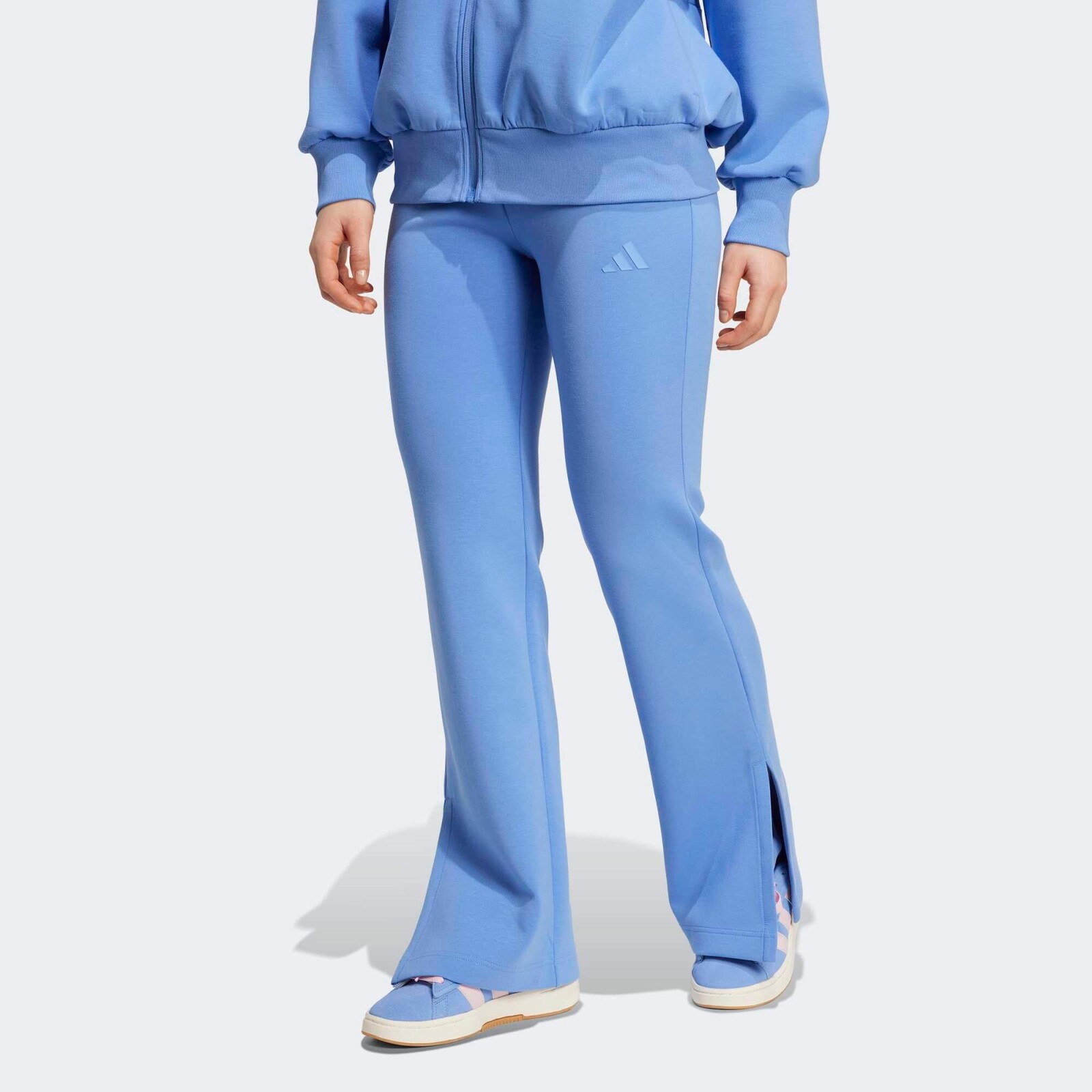 ADIDAS ALL SZN dámske tepláky z hebkého a luxusného materiálu modré
