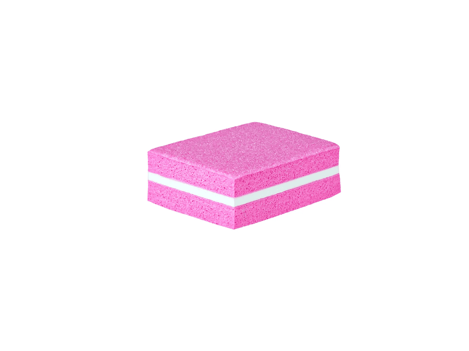 Ráj nehtů Pilník blok mini ružový 100/180