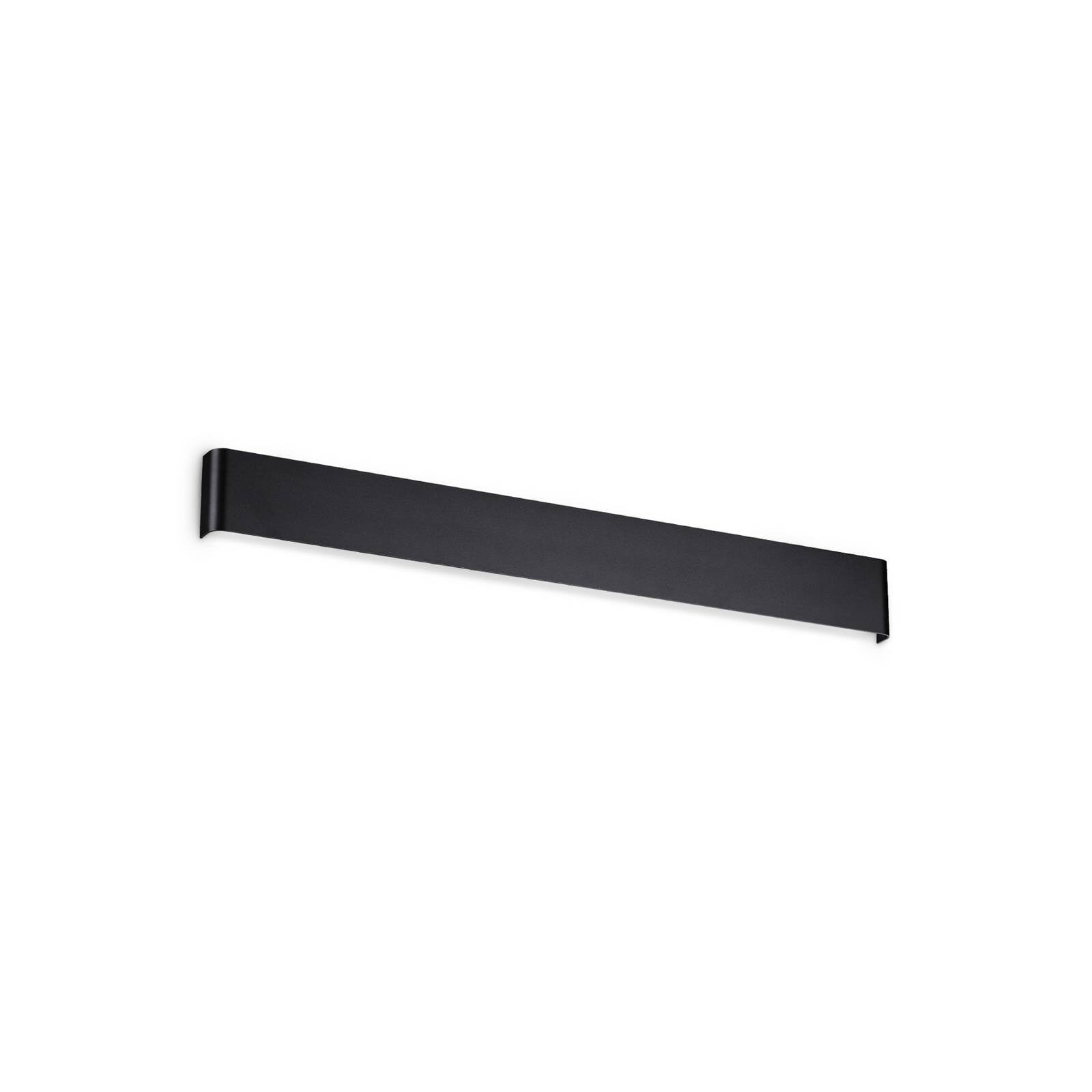 Ideal Lux LED nástenné svetlo Delta, čierne, šírka 83 cm, hore/dole