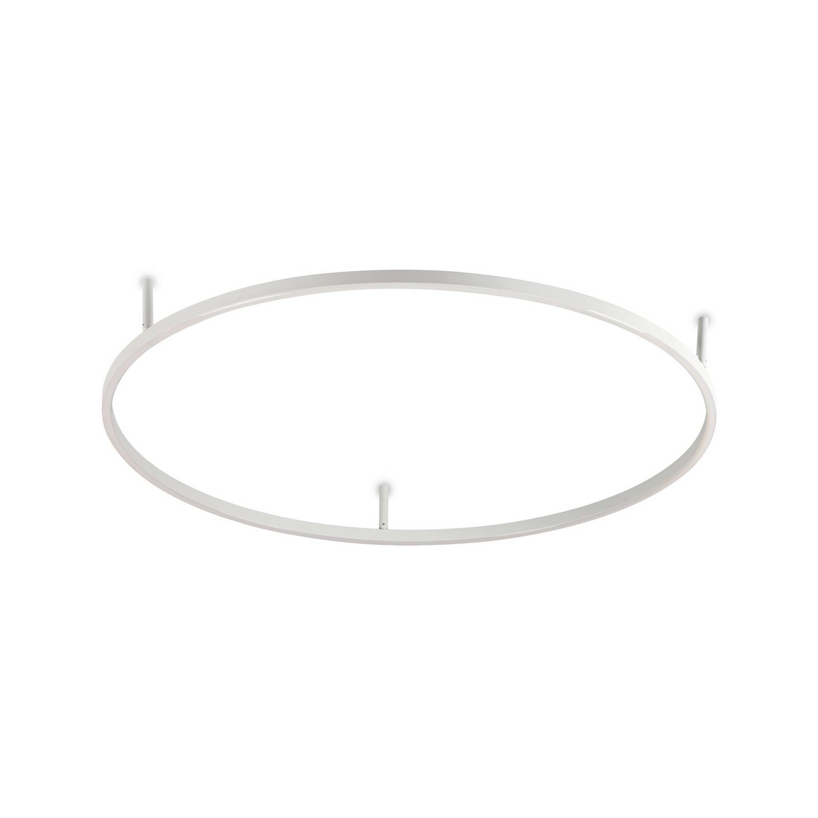 Ideal Lux stropné LED svetlo Oracle Slim Ø 90 cm, biele, 3 000 K