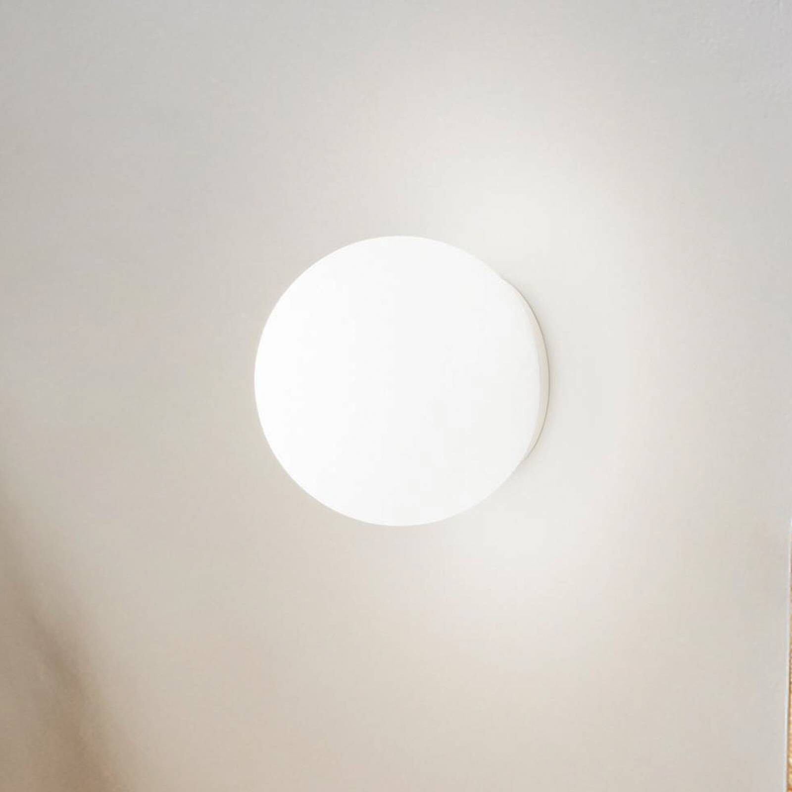 Ideal Lux nástenné svetlo Mapa Ø 15 cm, G9, biela, sklo, guľa