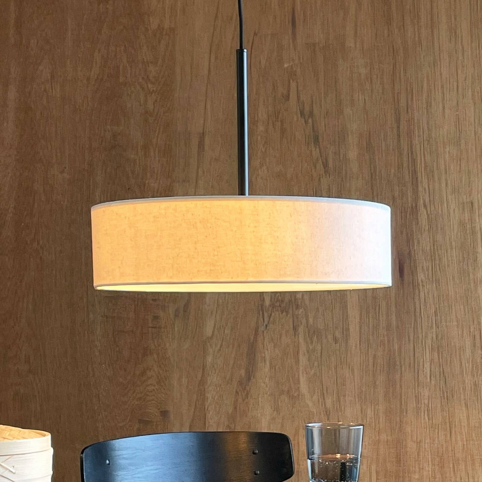 Dyberg Larsen závesné svietidlo Calix, výška 12 cm, prírodná biela