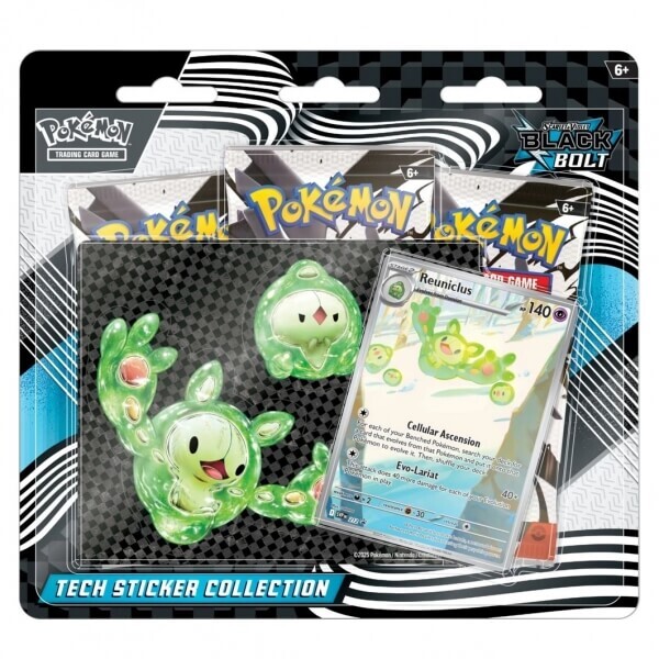 Nintendo Pokémon Black Bolt Tech Sticker Collection - Reuniclus