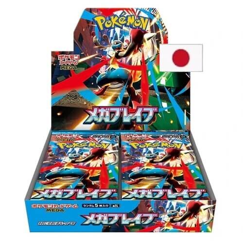 Nintendo Pokémon Mega Brave Booster Box - japonský