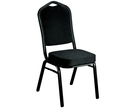 Jedálenská stolička Jazz, čierna látka%