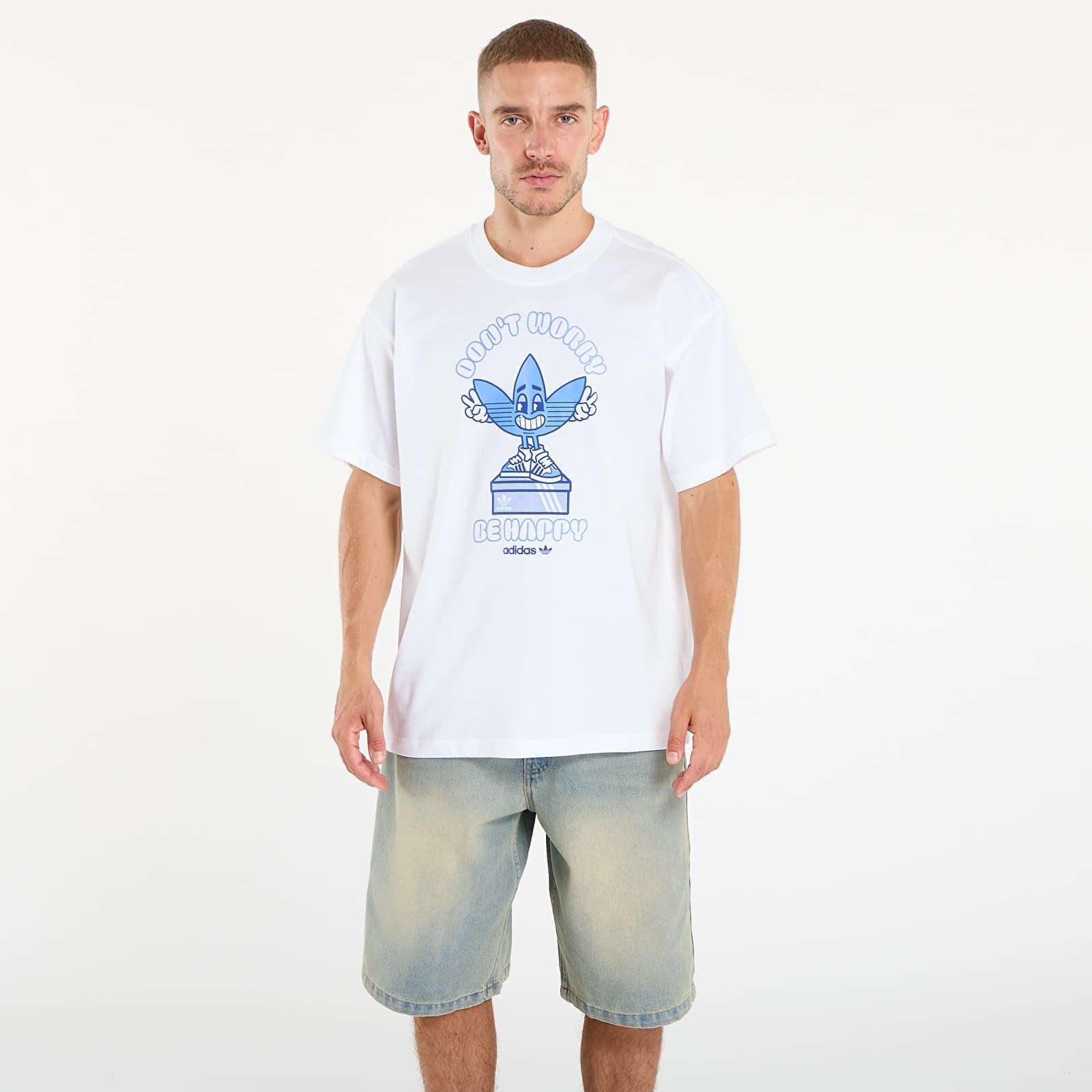 Tričko adidas Smile Treffy T White L