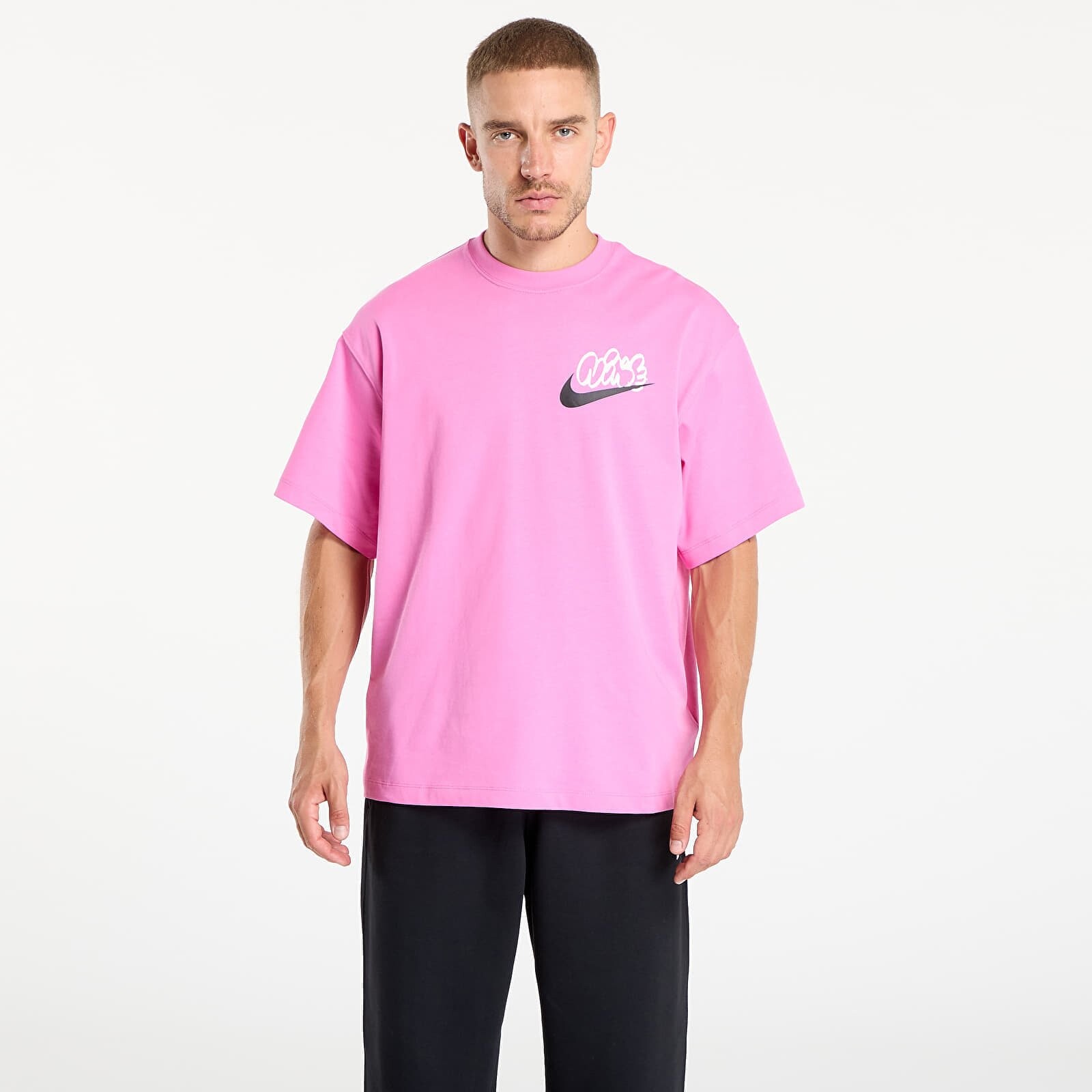 Tričko Nike Solo Swoosh Men's T-Shirt Playful Pink L