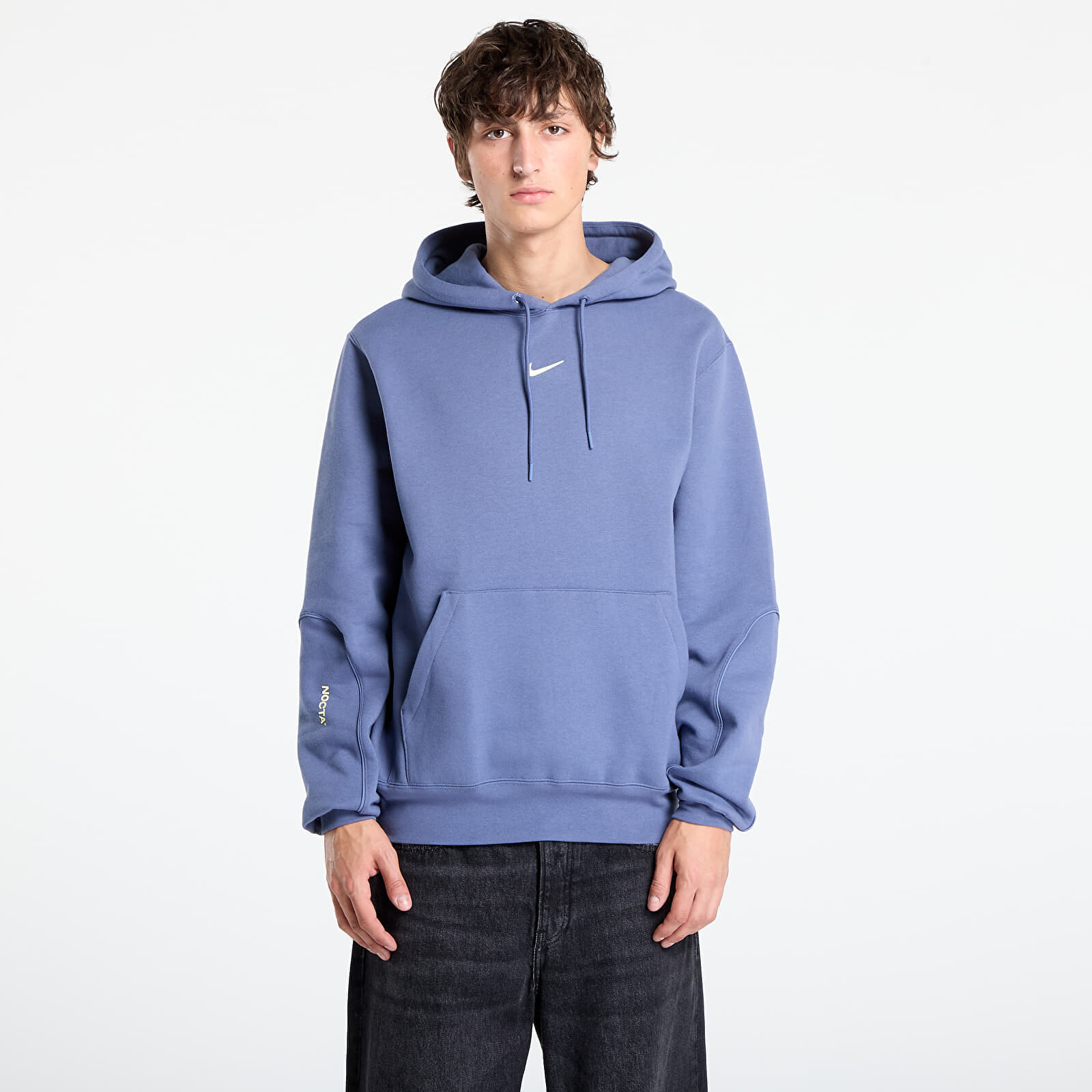 Mikina Nike x NOCTA Fleece CS Hoodie Diffused Blue/ Diffused Blue/ Citron Tint S