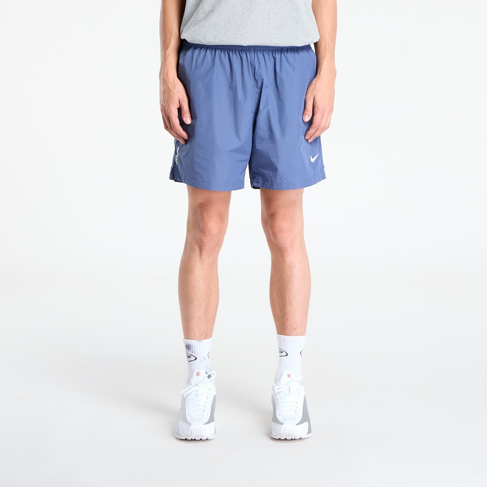 Nike x NOCTA Cardinal Nylon Shorts Diffused Blue/ Black/ Citron Tint XL