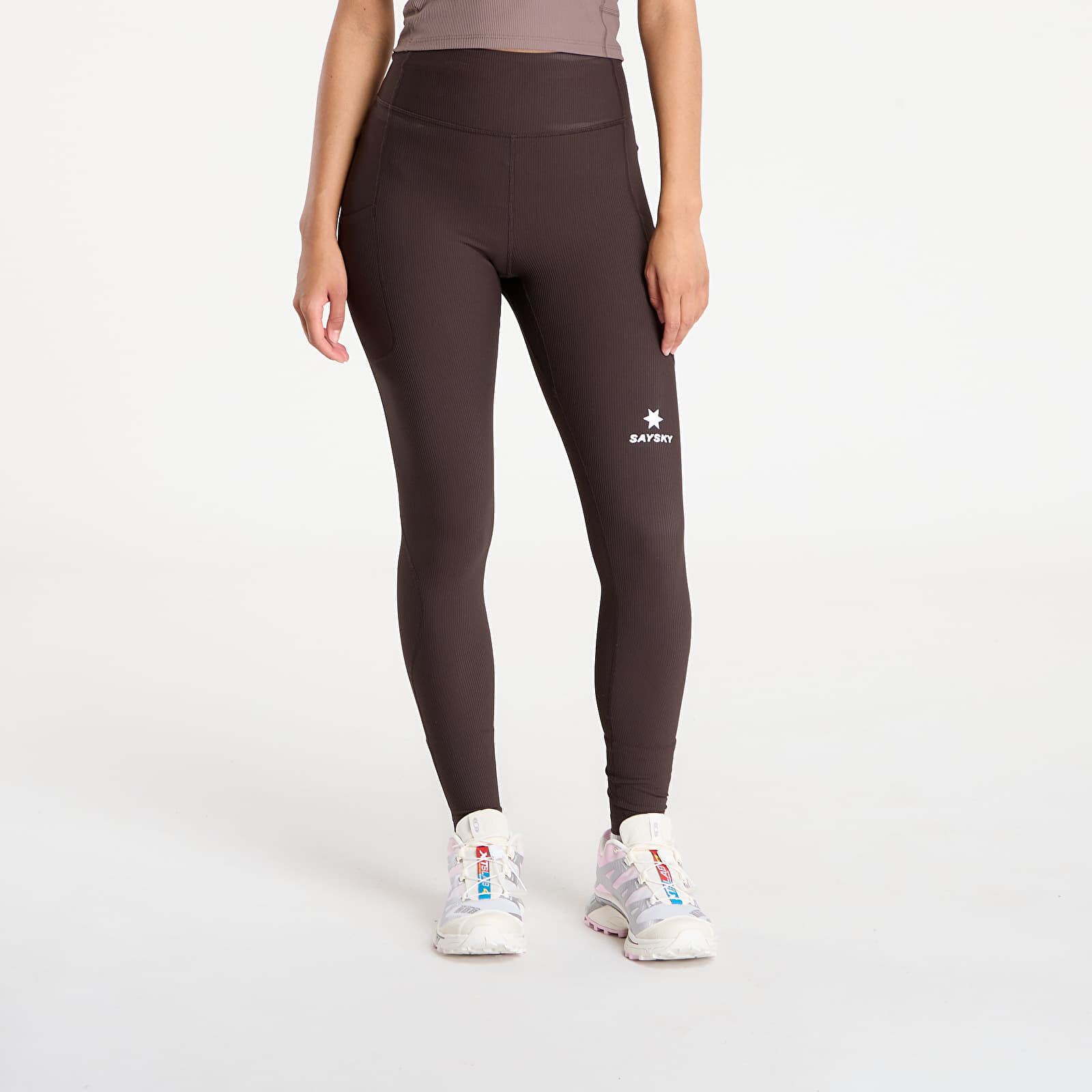 Legíny SAYSKY W Combat+ Rib Long Tights Coffee L