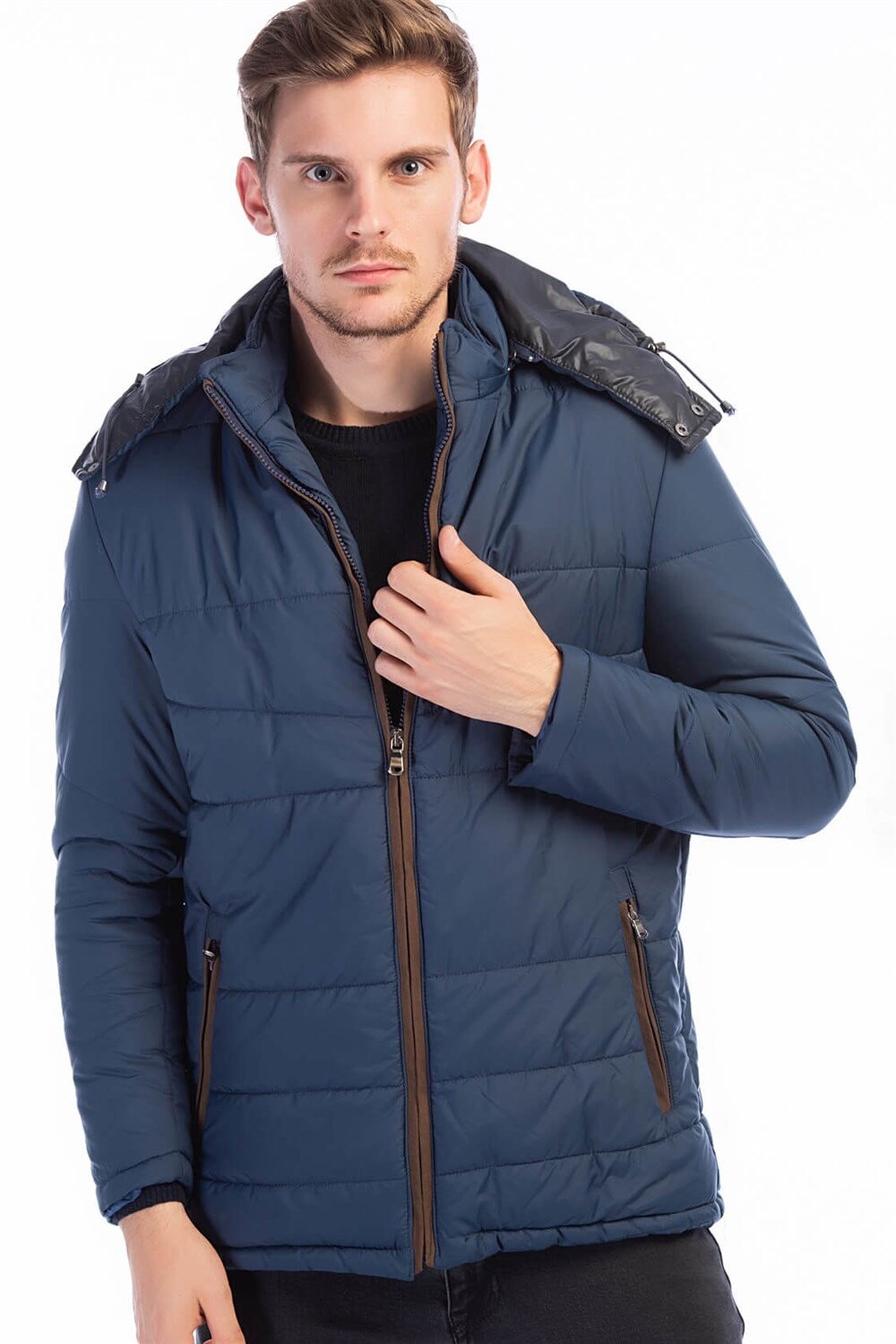 M8623 DEWBERRY COAT-NAVY BLUE