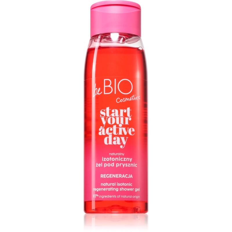 beBIO Start Your Active Day regeneračný sprchový gél pre ženy 400 ml