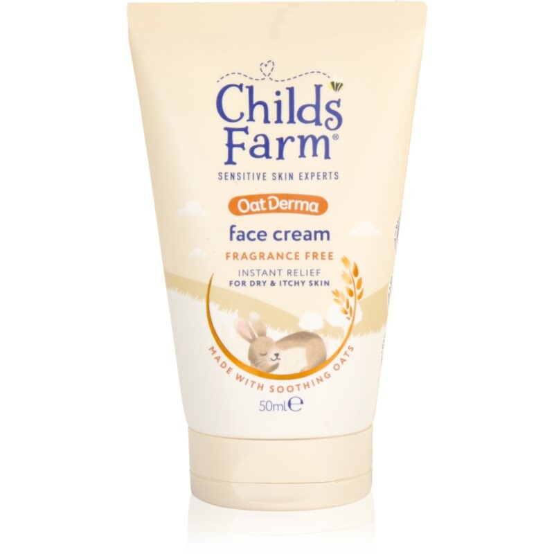 Childs Farm OatDerma Face Cream krém na tvár bez parfumácie 50 ml