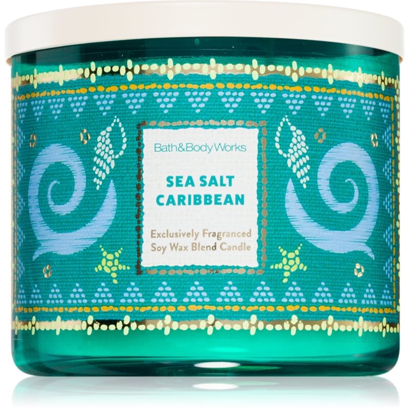 Bath & Body Works Sea Salt Caribbean vonná sviečka 411 g
