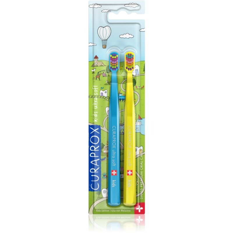 Curaprox Limited Edition Summer Kids zubné kefky 2 ks