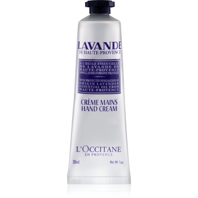 L’Occitane Lavender Hand Cream krém na ruky a nechty s bambuckým maslom 30 ml