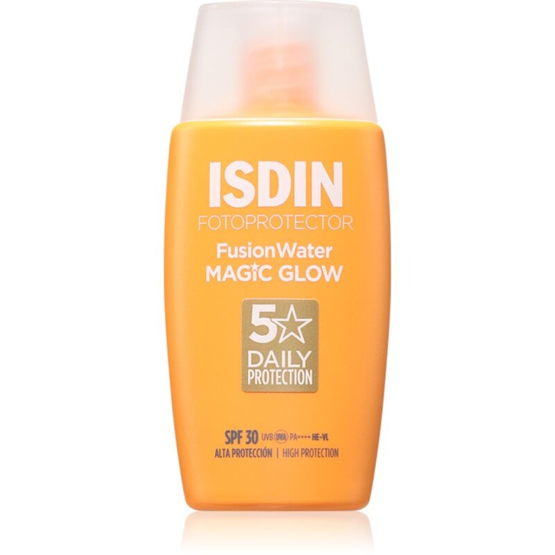 ISDIN Fotoprotector FusionWater Magic Glow opaľovací krém na tvár SPF 30 50 ml