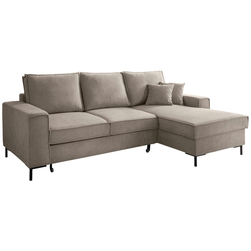 Livetastic ROHOVÁ SEDACIA SÚPRAVA, textil, taupe