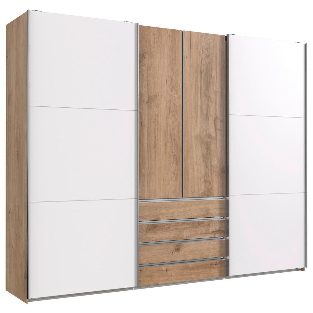 MID.YOU SKRIŇA S POS. DVER. – HOR.VED, biela, farba duba, 300/236/65 cm