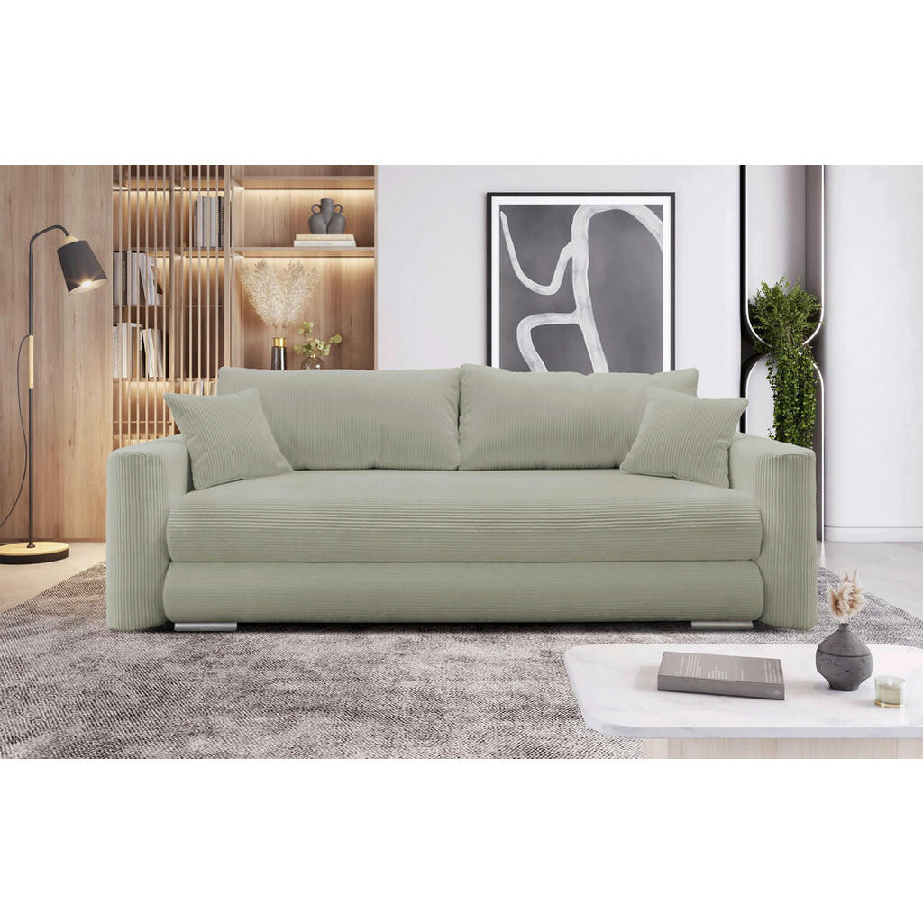 MID.YOU ROZKLADACIA POHOVKA, textil, taupe