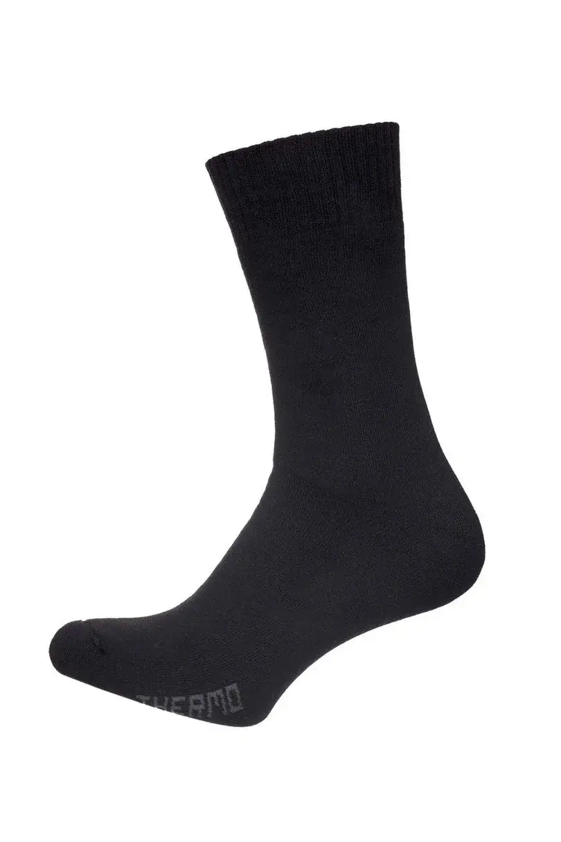 TERMOPONOŽKY - STRIEBORNÉ HLADKÉ 0590 černá 35-37