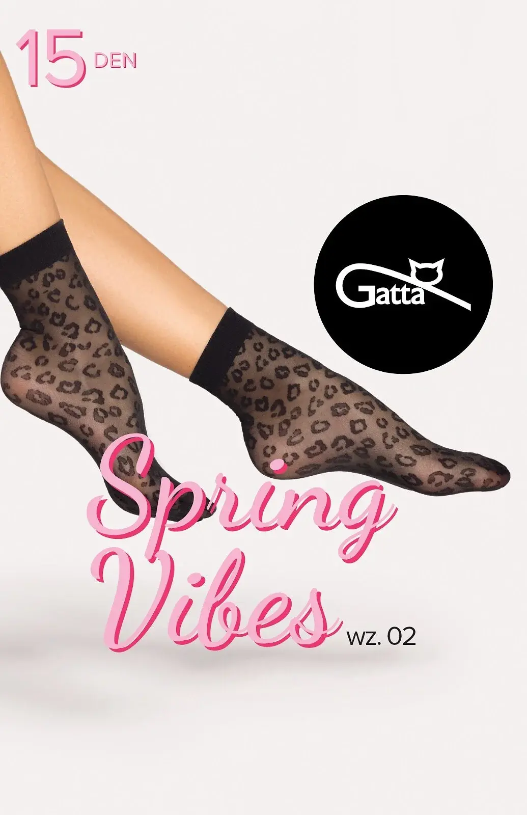 Ponožky Gatta Spring Vibes wz.02 15 den latte Univerzální