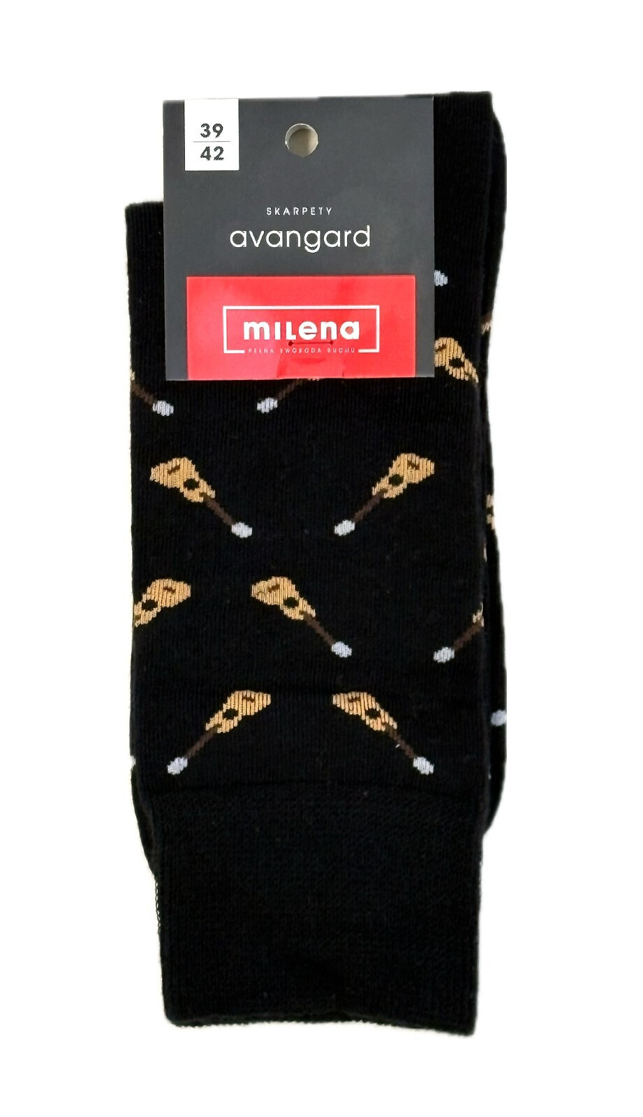Milena Vanguard Ponožky 0125-122 Malé gitary 39-46 černá 43-46