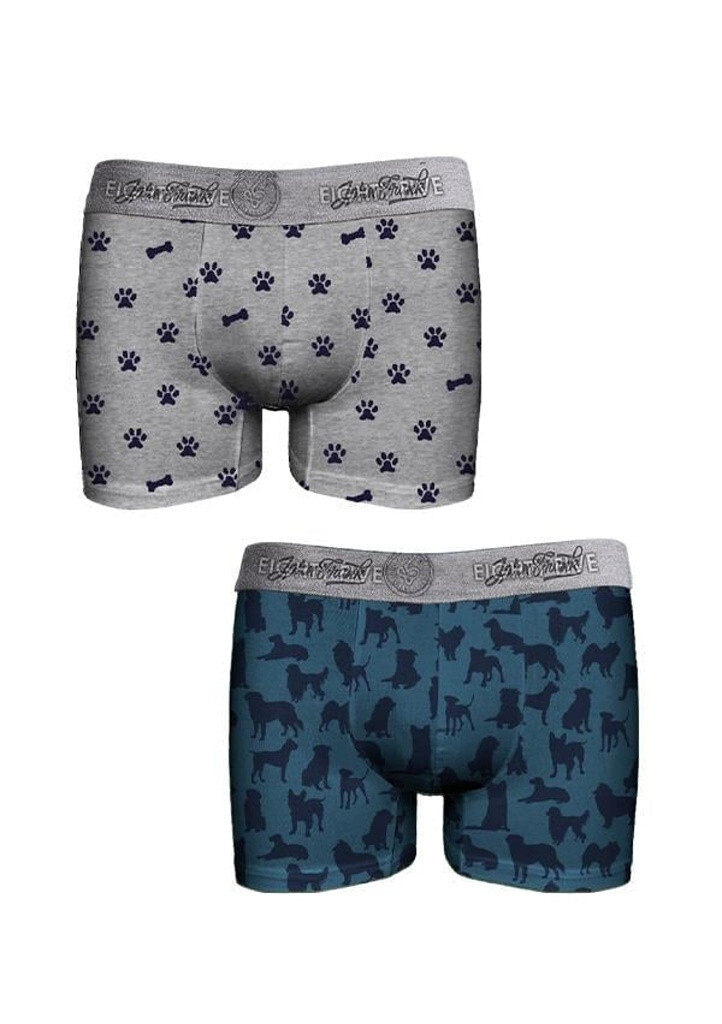 Pánske boxerky John Frank JF2BEF34 2pack XL MIX