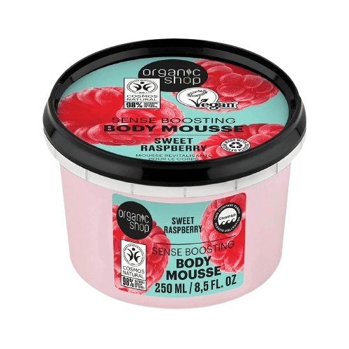 ORGANIC SHOP Povzbudzujúca telová pena Sladká malina 250 ml