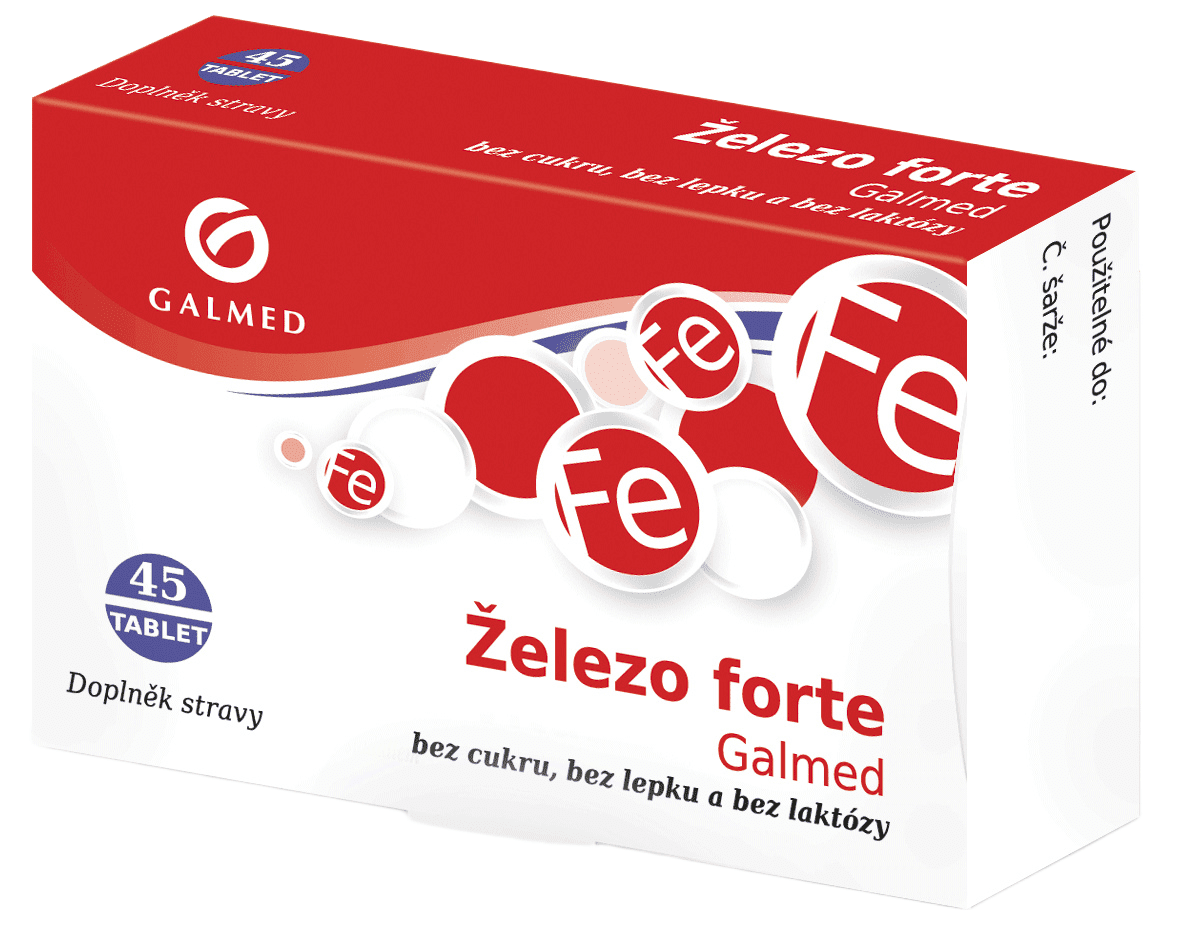GALMED Železo forte 45 tabliet