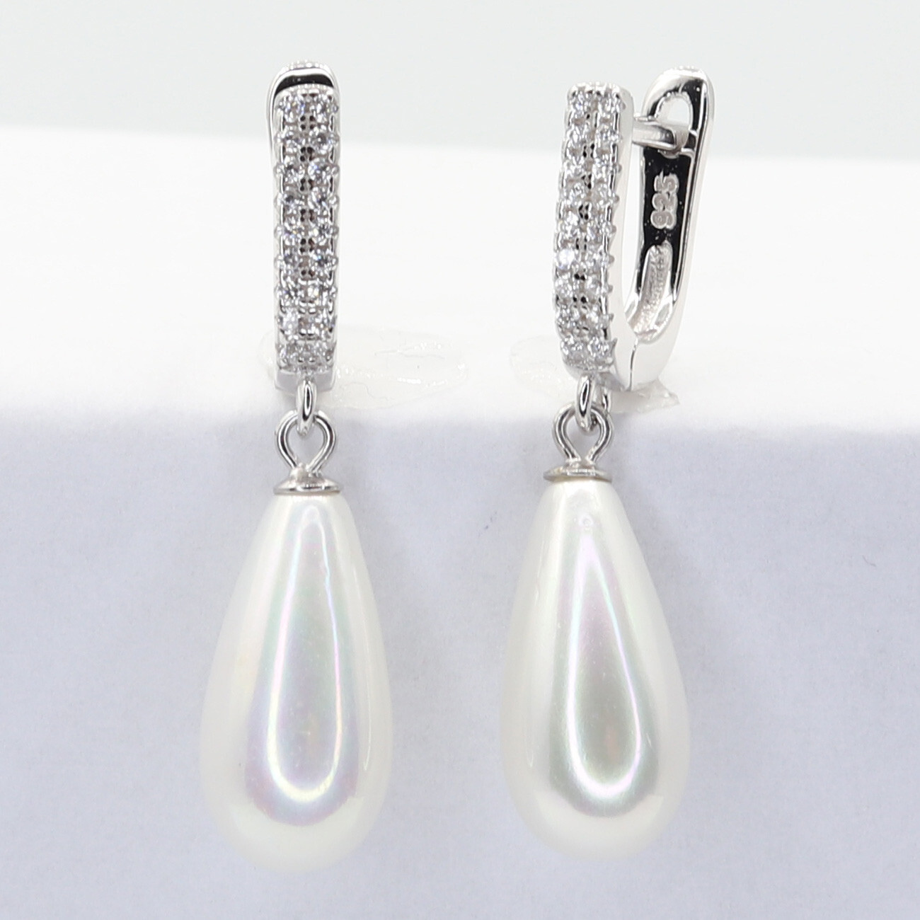 Strieborné náušnice 113449