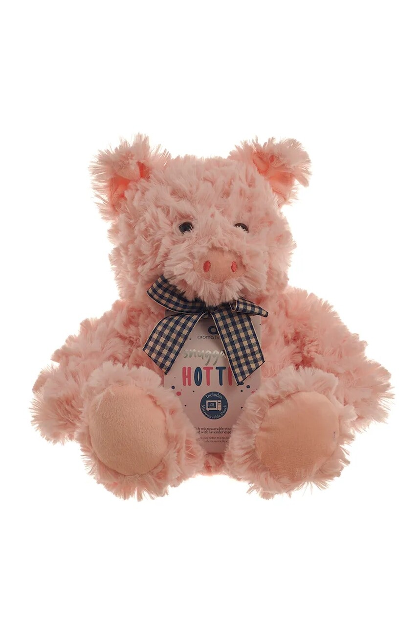 Termofor Aroma Home Pig Snuggable Hottie šedá farba