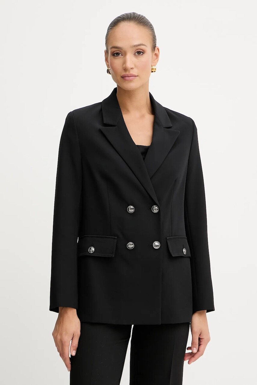 Sako Guess FIONA čierna farba, dvojradové, jednofarebná, W5YN20 WH9Y2