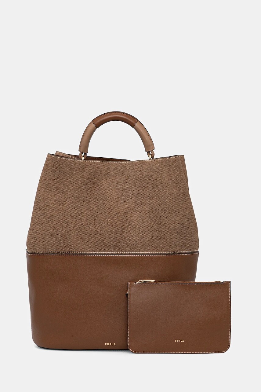 Kabelka Furla hnedá farba, WB01786.BX3924.4085S