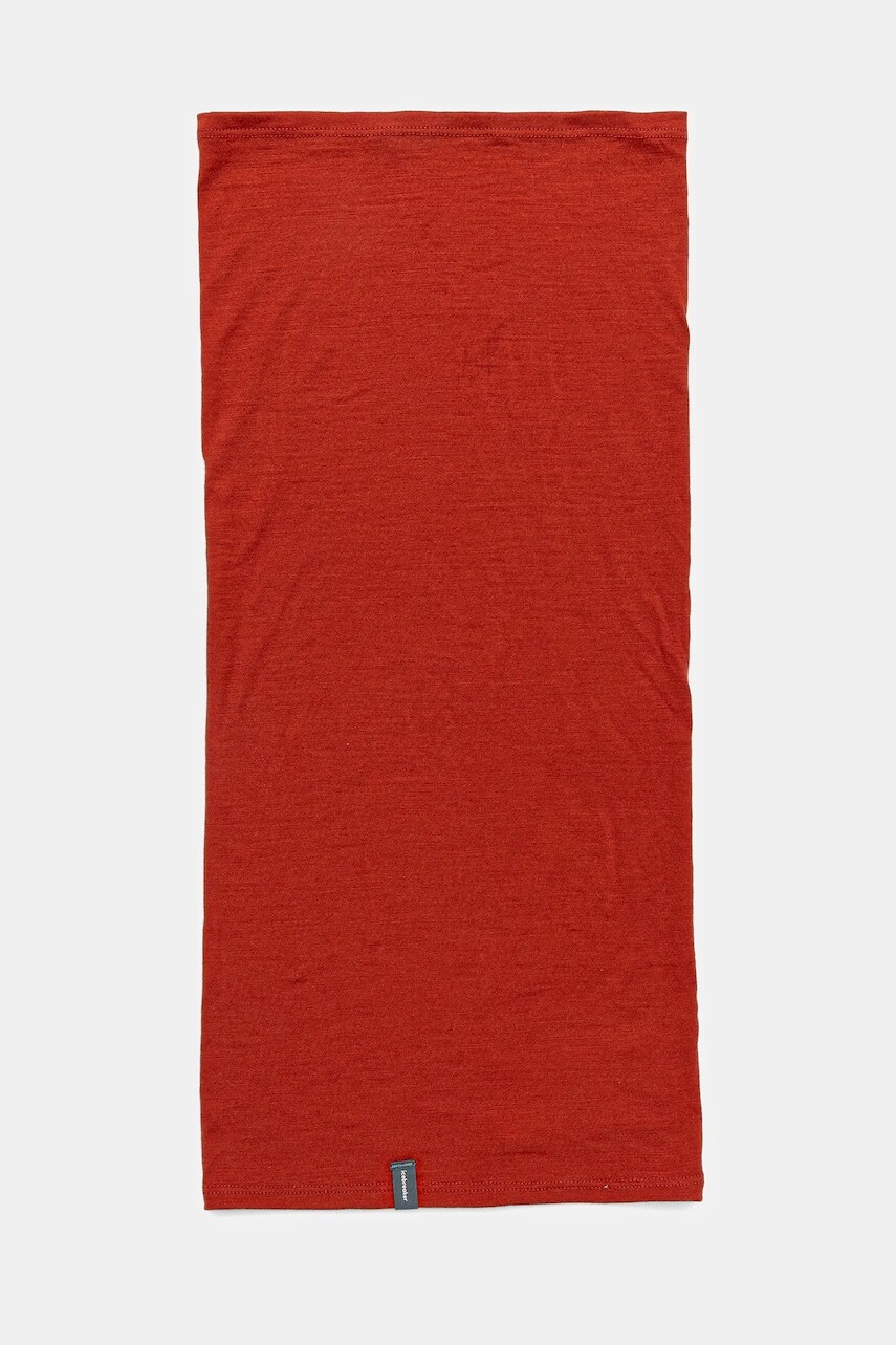 Vlnený šál komín Icebreaker 200 Oasis Flexi Chute oranžová farba, jednofarebný, IB1009620GS1