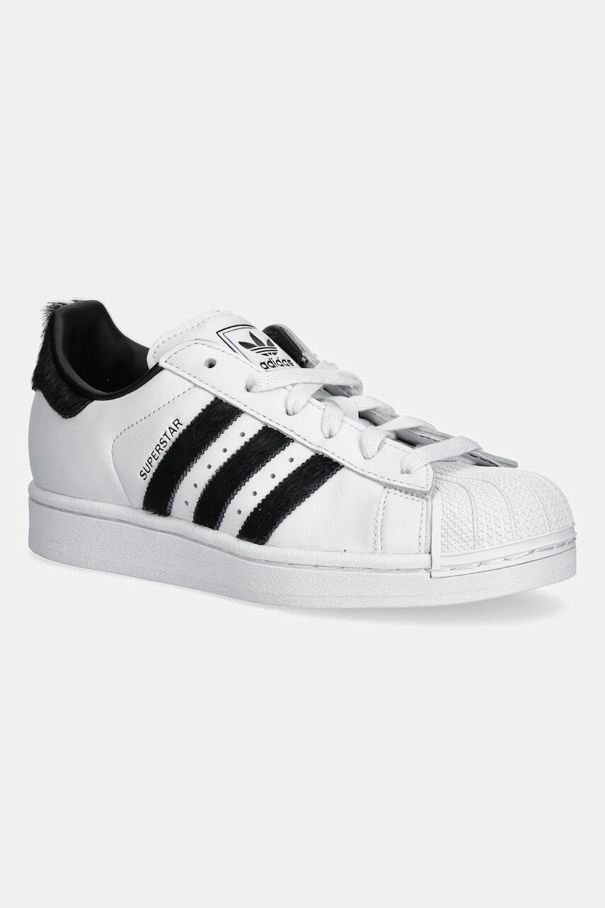 Kožené tenisky adidas Originals Superstar II W biela farba, JH7052