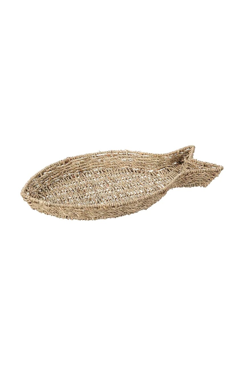 Dekoratívny podnos Affek Design 45 x 26 x 5 cm béžová farba