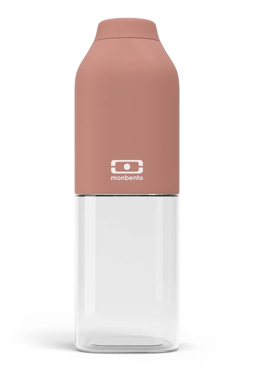 Fľaša na vodu Monbento Positive M Moka 500 ml ružová farba